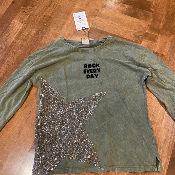 ZARA green long sleeve - Picture 3 of 6